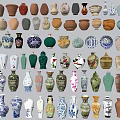 Assorted Ceramic Wares Including Vases Pots Bowls With Diverse Colors And Designs
