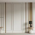 Modern background wall 3d model