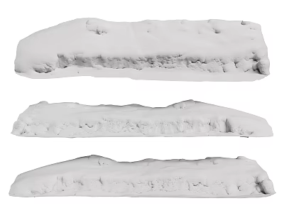Textured Architectural Components With Ornate Stone Molding And Concrete Decorative Trim 3d model