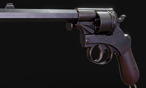 Revolver 3d model