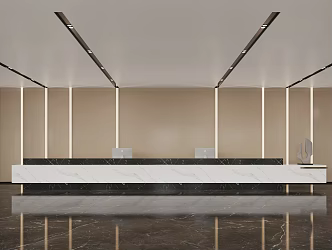 Modern Sales Office Simple Sales Department 3d model