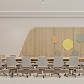 Modern Conference Room 3d model