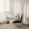 Modern Leisure Chair Lazy Sofa Side 3d model
