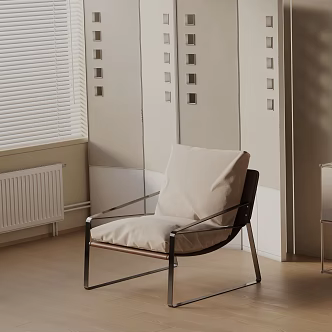 modern leisure chair 3d model
