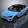 Light Blue SUV With Black Roof And Modern Design Featuring Stylish Wheels
