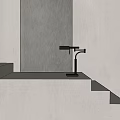 Modern Table Lamp Metal Bedside Lamp 3d model