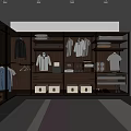 Modern Cloakroom 3d model
