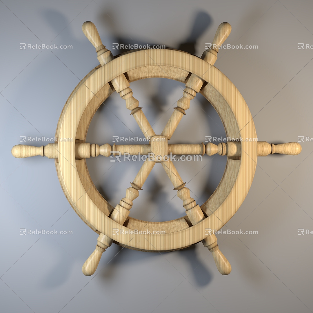 Wall Ornament Paddle 3d model