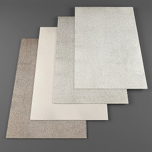 modern square carpet 3d model