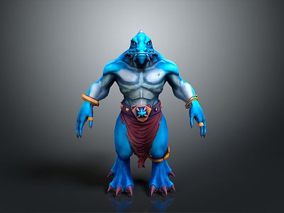 Monster Warrior Alien Monster Alien Monster model