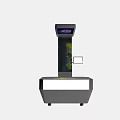 Commercial Arcade Gaming Equipment With Modern Digital Display And Vibrant Graphics