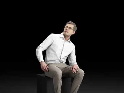 modern man 3d model