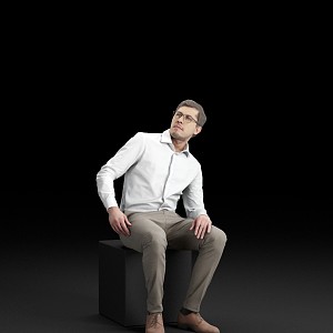 modern man 3d model