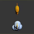 3D Weather Symbol Sculpture Carvings Featuring Crescent Moon Lightning Star Sun Clouds With Reflections