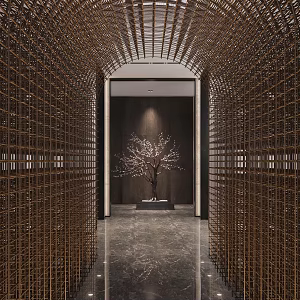 Modern Aisle Entrance Aisle 3d model