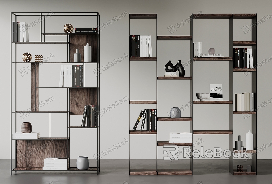 Partition Cabinet Bookcase Showcase model