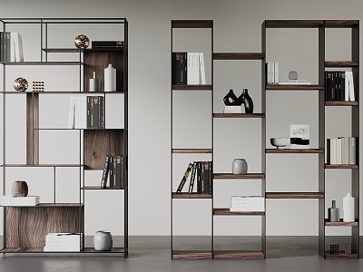 Partition Cabinet Bookcase Showcase model