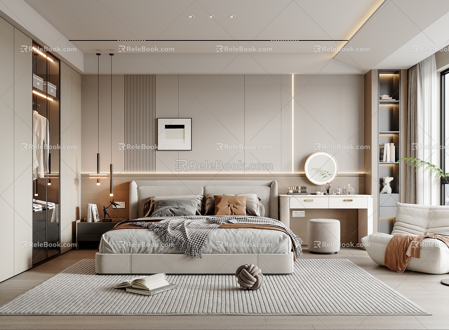 Modern Bedroom 3d model