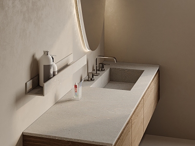 Silence Washing Table 3d model