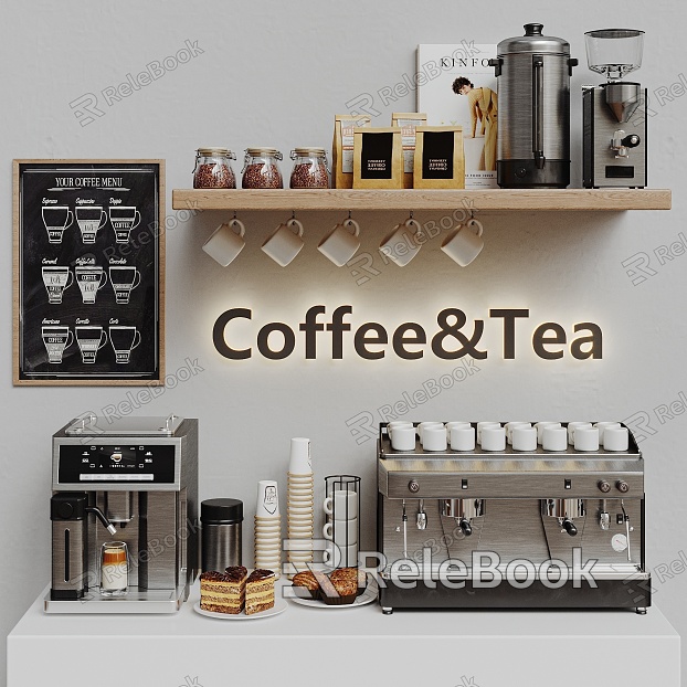 Modern coffee machine model