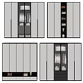Modern Wardrobe Interior Design With Hanging Rods Shelves And Storage Compartments