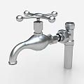 Popular Photo Check In Spot Featuring Unique Chrome Cross Handle Faucet