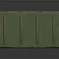 Durable Green Storage Case With Secure Latches For Daily Household Supplies