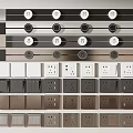 Modern Switch Switch Socket 3d model