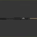 Modern Tactical Assault Rifle With Black Tan Finish Scope And Magazine