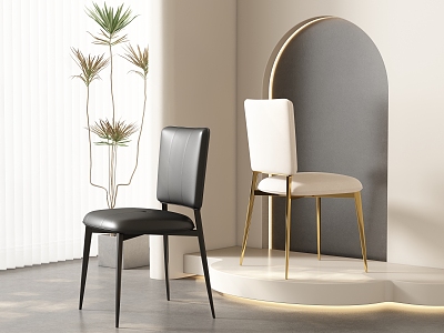 Dining chair combination model