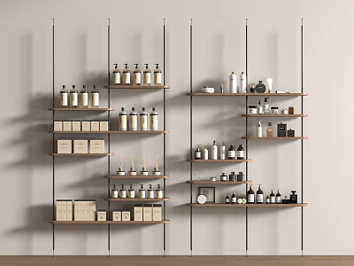 Modern Cosmetics Skin Care 3d model