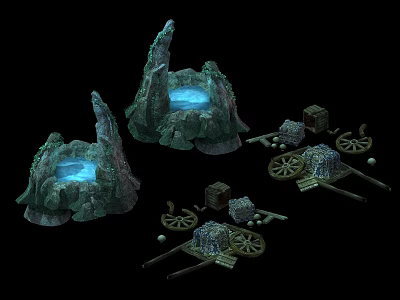 Modern Ruins 3d model Modern Ruins 3d model