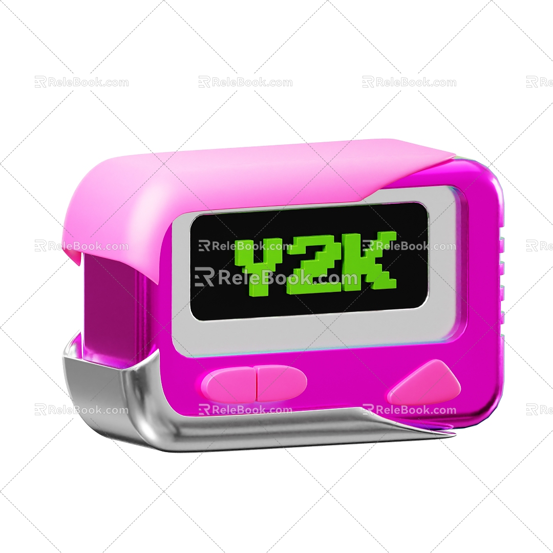 Modern beeper pager pager 3d model