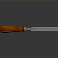 spatula woodworking spatula file tool file hand file woodworking tool 3d model