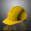 Yellow Safety Helmet High Quality Construction Work Protective Lightweight Durable Headwear