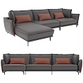 Modern Combination Sofa Corner Sofa 3d model