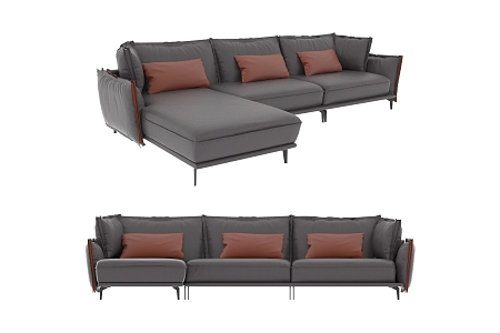 Modern Combination Sofa Corner Sofa 3d model