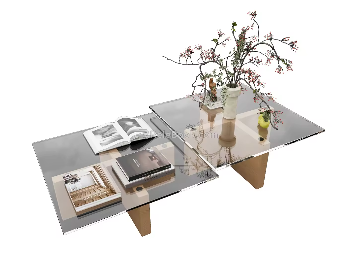 Modern coffee table 3d model