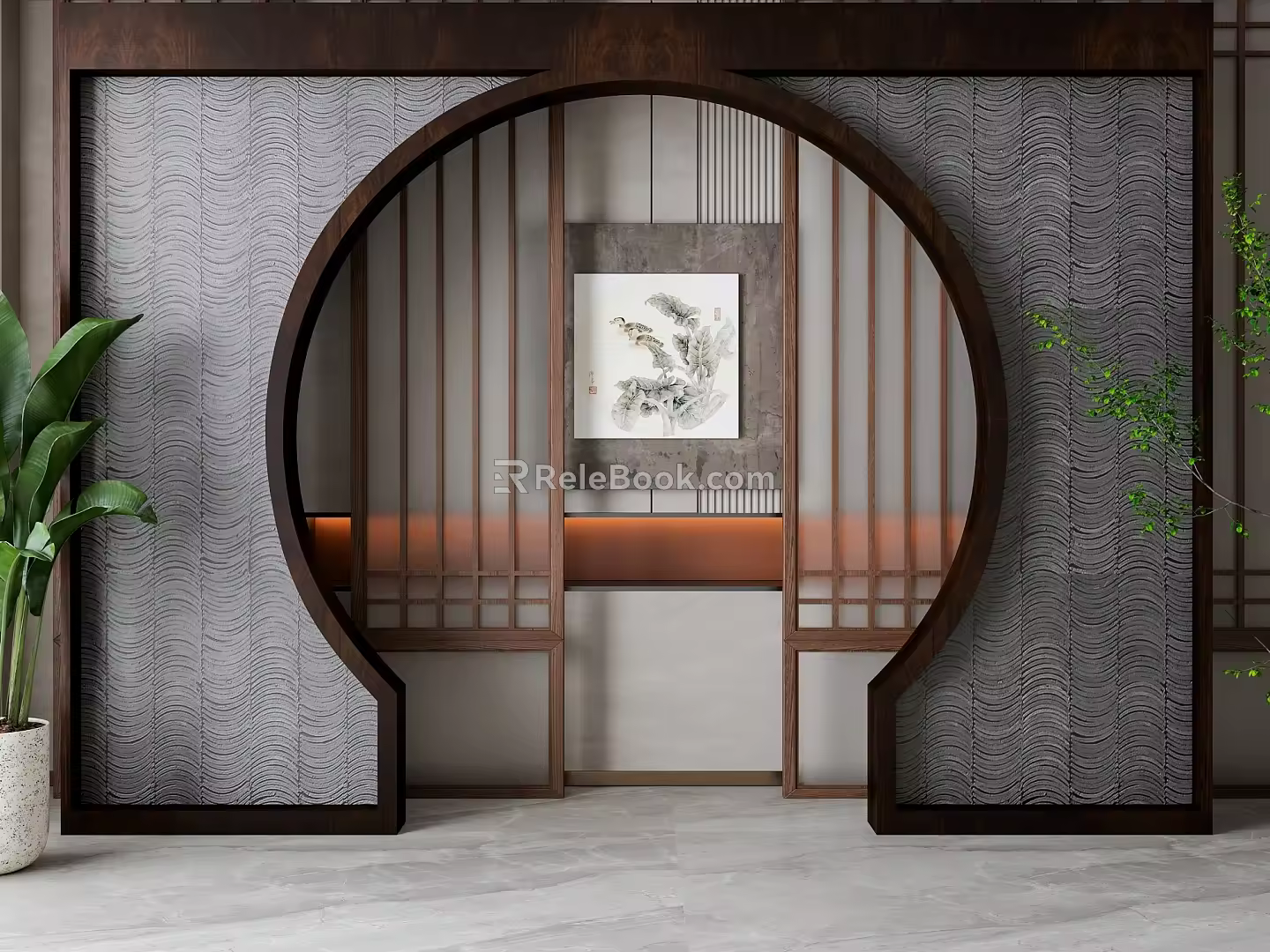 patio door arch 3d model