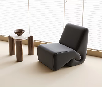 Modern Single Sofa Leisure Chair 3d model