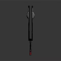 Mechanical Device With Metal Circular Components Black Panel And Red Handle