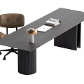 Desk and chair combination 3d model