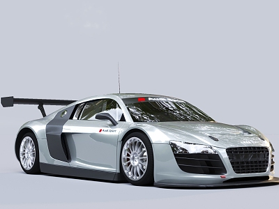 Grey Car sports car Audi R8 model