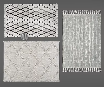 modern square carpet carpet 3d model