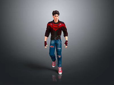 Men Handsome Men Young Teenagers Male Characters Boy Realistic Men 3d model