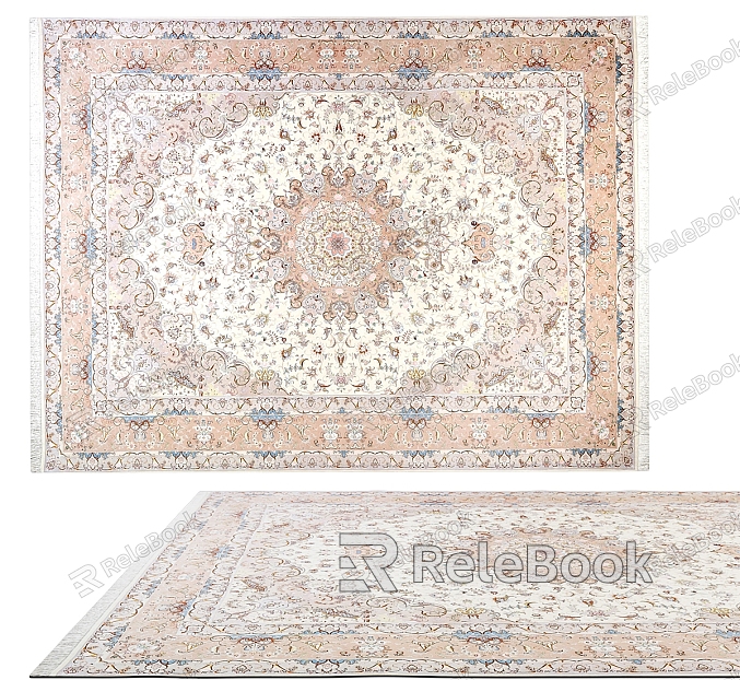 Carpet Nordic Ethnic Style Large Area Full of Crystal Velvet Persian Turkish Bedside Living Room American Retro European Country Square model