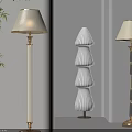 Hanging Bamboo Frame Lanterns With Warm Yellow Light And Green Bamboo Leaves