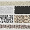 Stone Wood Textured Samples With Various Natural Colors And Patterns 3d model