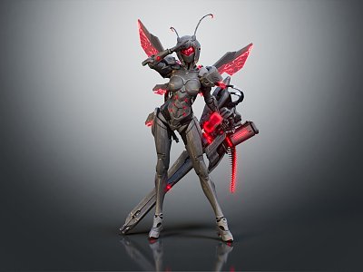 Modern Warrior Machine Warrior Mechanical Warrior 3d model