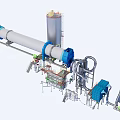 Industrial Processing Equipment With Rotary Kiln Pipes Tower And Structural Components
